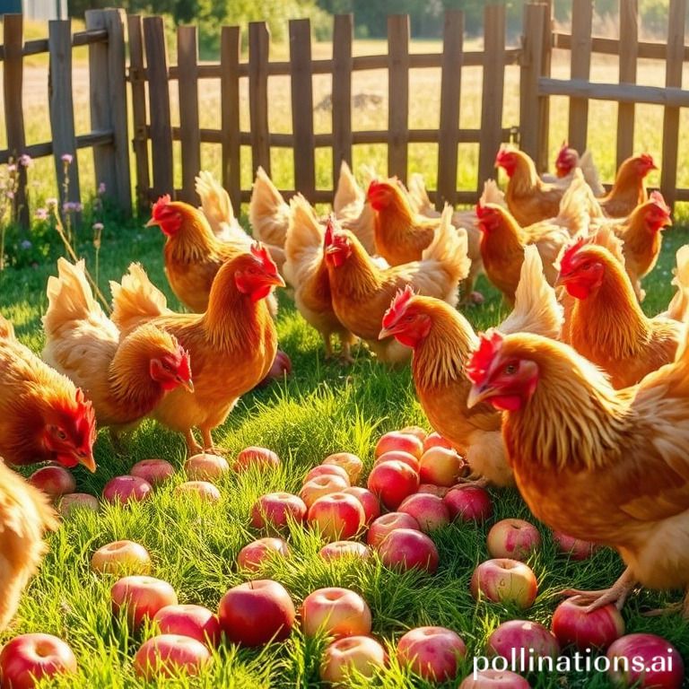 what age can chickens eat apples